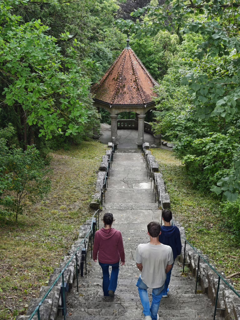 Leichte Wanderung in Rothenburg ob der Tauber mit Kindern - aus der Altstadt zum Wildbad
