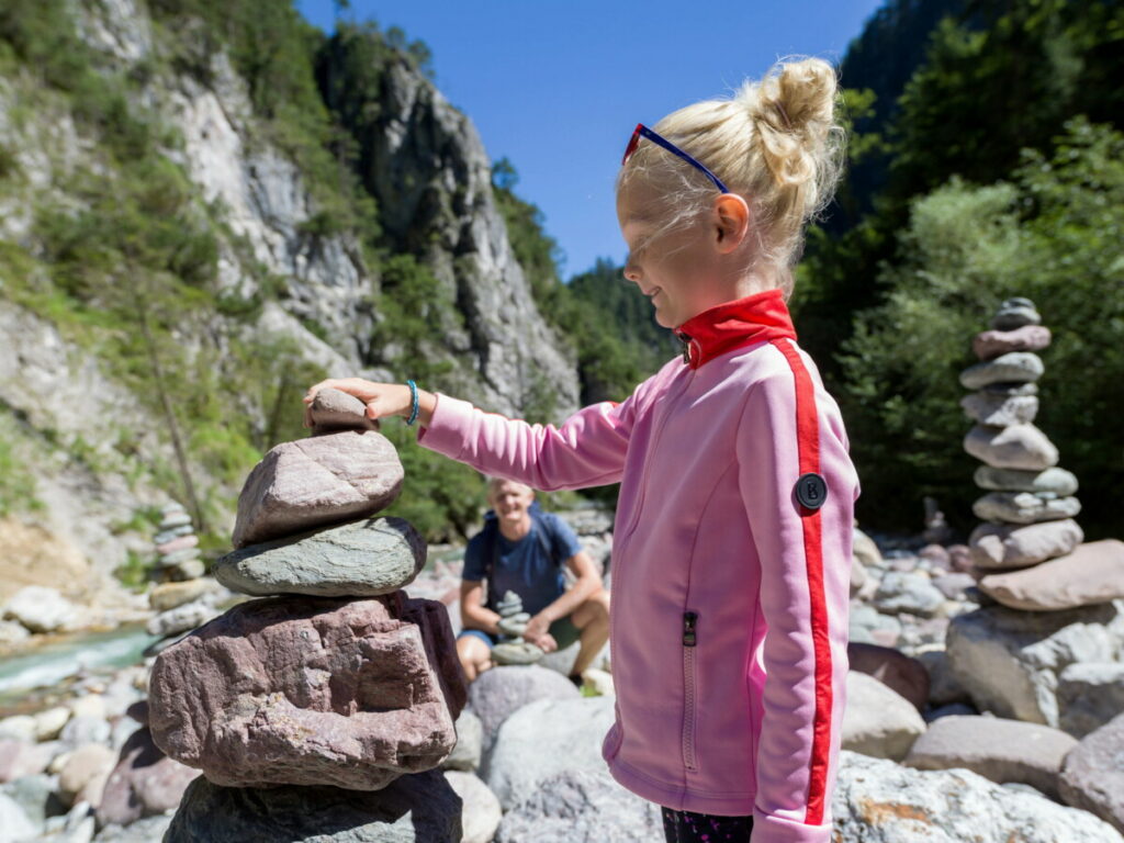 Die Kundler Klamm ist ein Erlebnis in Tirol mit Kindern! 3 Fotos: D.Abernig, Tourismusverband Wildschönau