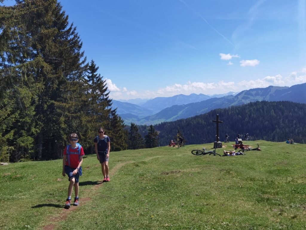 Aussichtsreich in der Wildschönau wandern mit Kindern