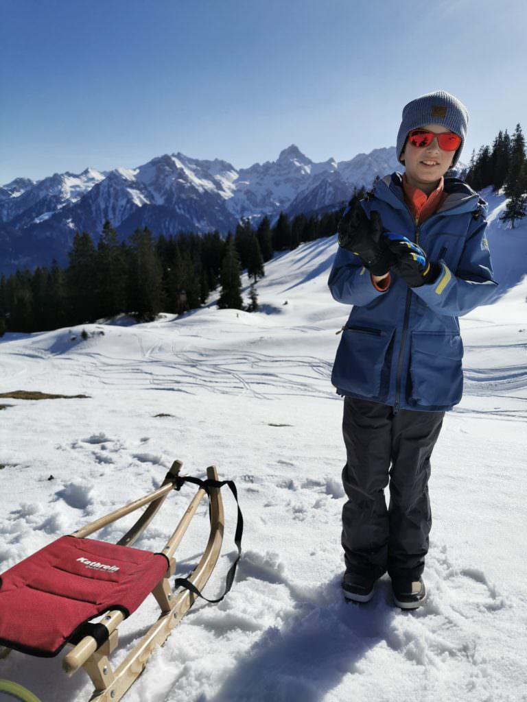 Winterurlaub ohne Ski - undbedingt einmal die Rodelsafari machen!