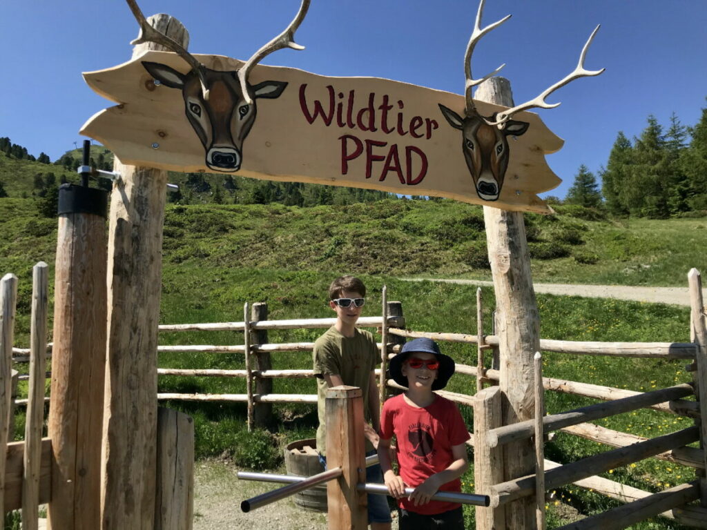 Zillertal wandern mit Kindern und Kinderwagen - auf dem Wildtierpfad