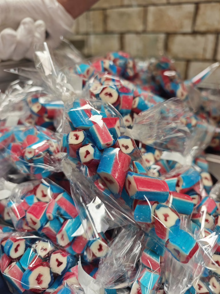 Nach gut 1,5 Stunden waren unsere Bonbons fertig verpackt